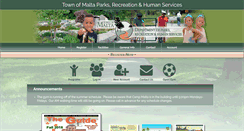 Desktop Screenshot of maltaparksrec.com